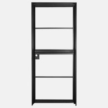 Load image into Gallery viewer, PINKYS Air 4 Dutch Interior Black Steel Single Flat Door with Removable Threshold