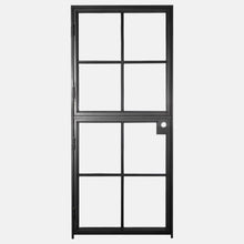 Load image into Gallery viewer, PINKYS Air 5 Dutch Interior Black Single Flat Black Steel Door with Removable Threshold