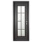 PINKYS Hollywood Black Steel Single Flat Door
