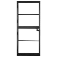 Load image into Gallery viewer, PINKYS Air 4 Dutch single flat steel dutch door w/ sidelights, can used as entry doors, patio and french doors, back or side steel doors, and even as steel room dividers