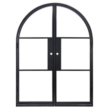 Load image into Gallery viewer, PINKYS Air 4 Interior Double Full Arch Black Steel Door