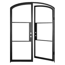 Load image into Gallery viewer, PINKYS Air 4 Interior Double Mini Arch Black Steel Door