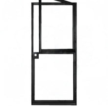 Load image into Gallery viewer, PINKYS Air Lite Dutch - Single Flat black steel door