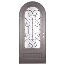 Load image into Gallery viewer, PINKYS New York Black Iron Single Full Arch Door