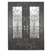 Load image into Gallery viewer, PINKYS Night Black Double Flat Doors