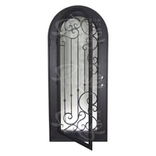 Load image into Gallery viewer, PINKYS Paris Black Steel Single Full Arch Door