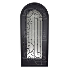Load image into Gallery viewer, PINKYS Paris Black Steel Single Full Arch Door