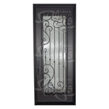 Load image into Gallery viewer, PINKYS Paris Black Iron Single Flat Door