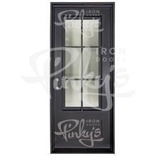 Load image into Gallery viewer, PINKYS Parker Black Steel Single Flat Door