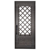PINKYS Queensway Black Iron Single Flat Door