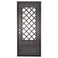 PINKYS Queensway Black Steel Single Flat Doors