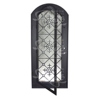 PINKYS San Francisco Single Arch Black Steel Soor