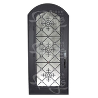 PINKYS San Francisco Single Arch Black Steel Soor