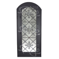 PINKYS San Francisco Single Arch Black Steel Soor