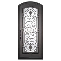 PINKYS Shavo Black Steel Single Arch Door