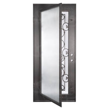 Load image into Gallery viewer, PINKYS Shavo Black Steel Single Flat Doors