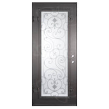 Load image into Gallery viewer, PINKYS Shavo Black Steel Single Flat Doors