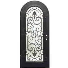 Load image into Gallery viewer, PINKYS Shavo Black Steel Single Full Arch Doors