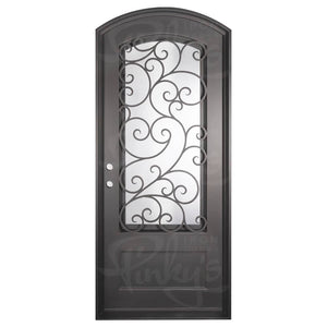 PINKYS Story Black Iron Single Arch Door