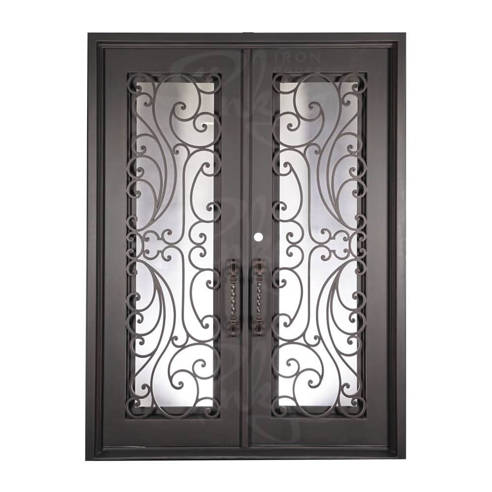 Sunset with Handgrip flat top patio door with thermal barrier for cold temperatures.