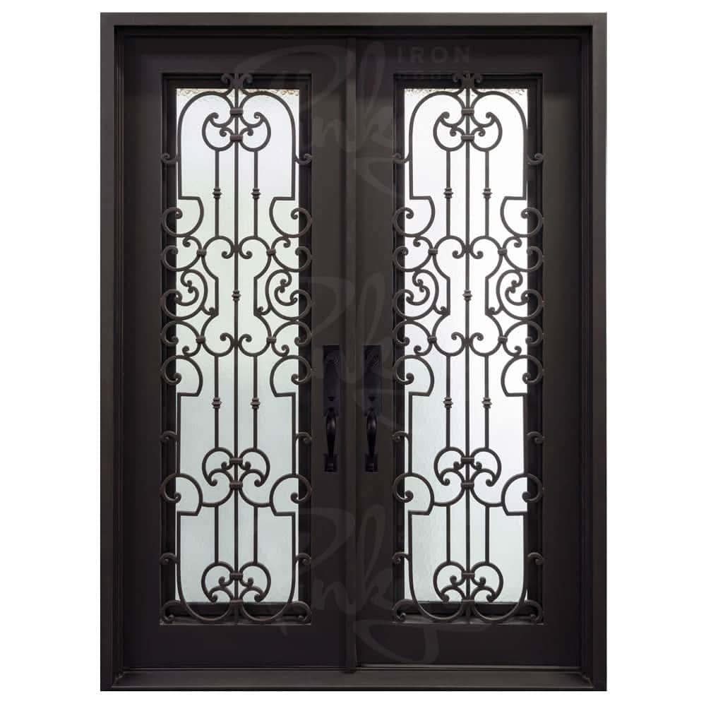 Washington square top door with double glass and thermal break.