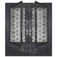 PINKYS Woodstock Exterior Double Flat Steel Doors