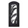 PINKYS Palm Black Steel Single Arch Door