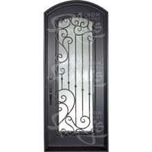 Load image into Gallery viewer, PINKYS Paris Black Iron Single Arch Door