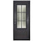 PINKYS Parker Black Steel Single Flat Door
