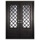 PINKYS Queensway Black Steel Double Flat Doors