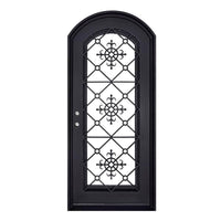 PINKYS San Francisco Single Arch Black Steel Soor