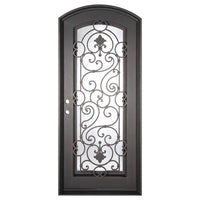 PINKYS Shavo Black Steel Single Arch Doors