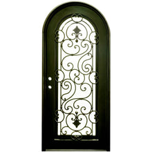 Load image into Gallery viewer, PINKYS Shavo Black Iron Single Full Arch Door
