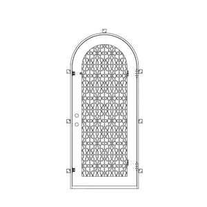 DNA' Door - Single Full Arch - CAD