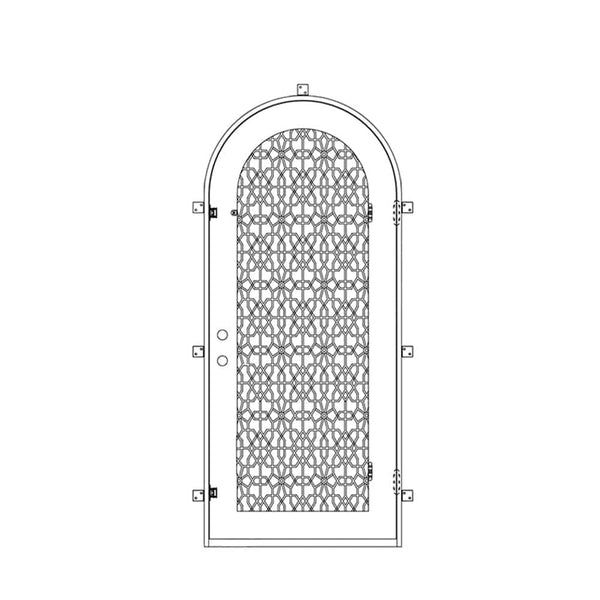 'DNA' Door with Thermal Break - Single Full Arch | Standard Sizes