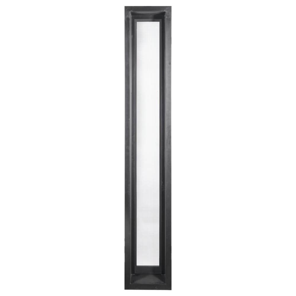 PINKYS Standard Black Steel Fixed Sidelight