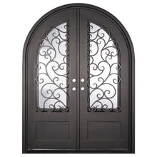 Load image into Gallery viewer, PINKYS Story Black Steel Double Full Arch Door