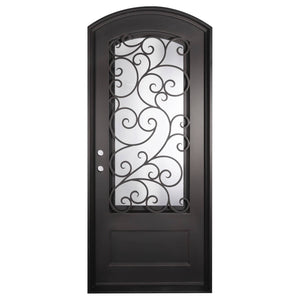 PINKYS Story Black Iron Single Arch Door