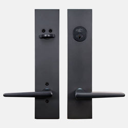 PINKYS Black Air Lock w/ Lever Handle for Single Door