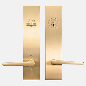 PINKYS Brass Air Lock w/ Lever Handle for Single Door