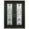 PINKYS Washington Black Steel Double Flat Doors
