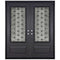 PINKYS Woodstock Black Steel Double Flat Doors