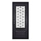 PINKYS Woodstock Black Steel Single Flat Door