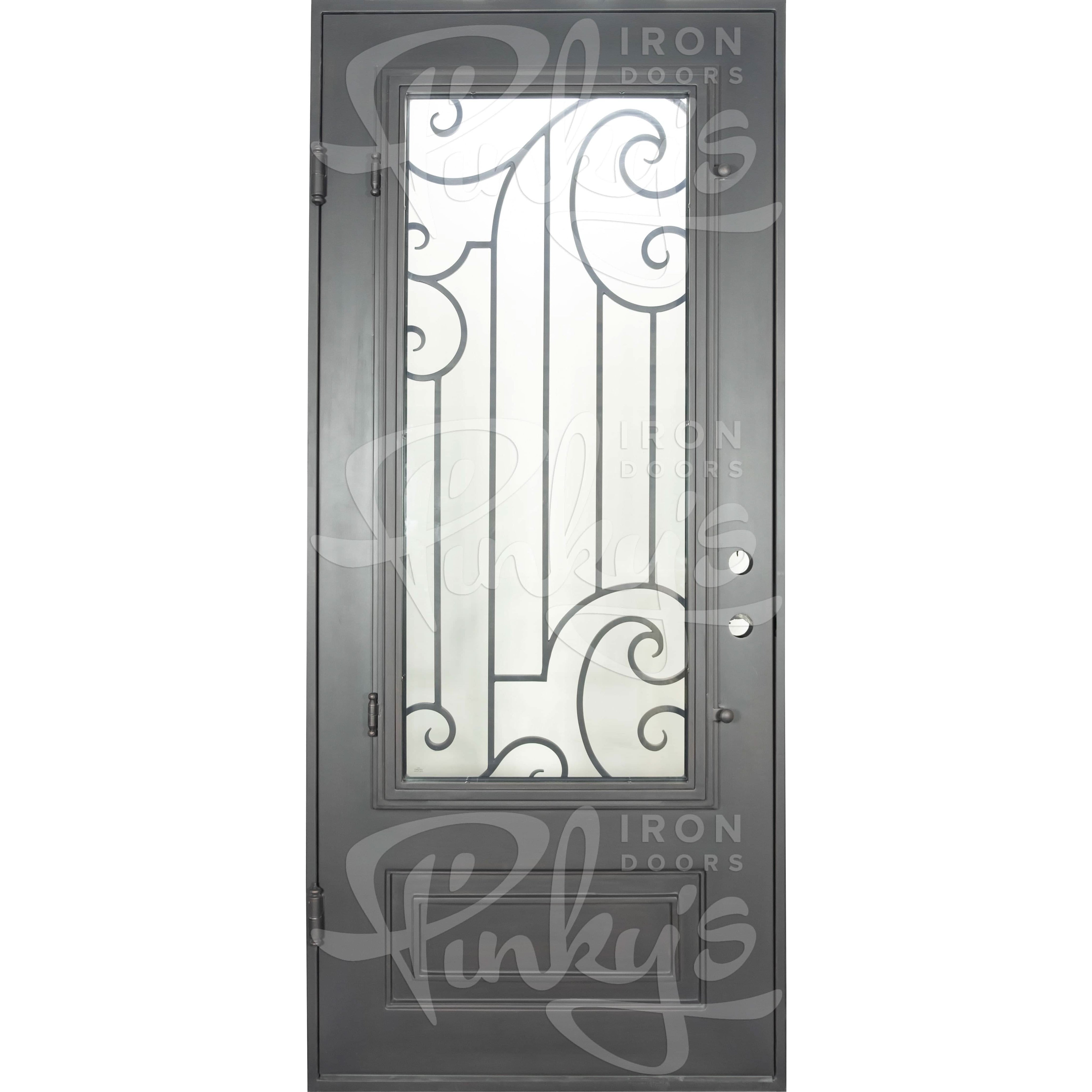 Piano straight top single flat door for cold weather.