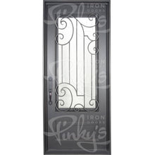 Load image into Gallery viewer, PINKYS Piano Black Steel Single Flat Doors
