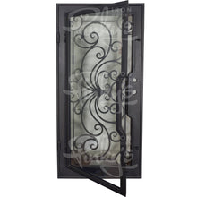 Load image into Gallery viewer, PINKYS Miracle Black Iron Single Flat Door w/ Screen