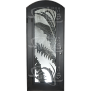 Palm curved top metal door with thermal barrier.