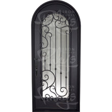 Load image into Gallery viewer, PINKYS Paris Black Steel Single Full Arch Doors