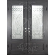 Parkside thermally broken square top patio door with thick glass.