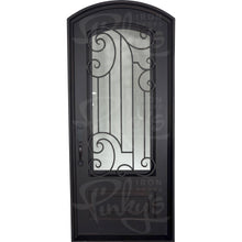 Load image into Gallery viewer, PINKYS Piano Black Steel Single Arch Doors